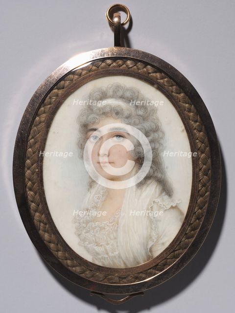 Portrait of a Woman, c. 1795. Creator: Nathaniel Plimer (British, 1757-1822).