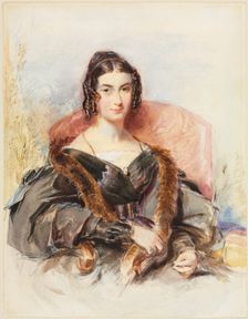 Portrait of a Woman, c. 1830-1835. Creator: George Richmond (British, 1809-1896)