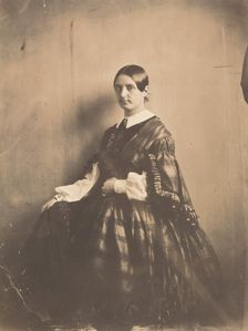 Portrait of a Woman, c. 1850. Creator: Frank Chauvassaigne