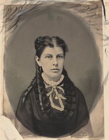 Portrait of a Woman, c. 1870. Creator: John G Ellinwood