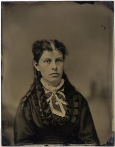 Portrait of a Woman, c.1870. Creator: John G Ellinwood