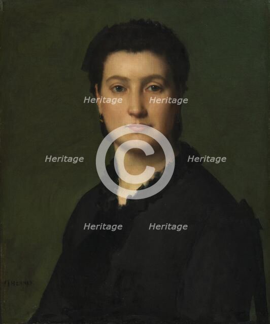Portrait of a Woman, c. 1875-1880. Creator: Jean-Jacques Henner (French, 1829-1905).