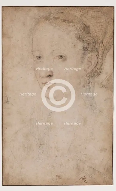 Portrait of a Woman, c.between 1530 and 1572. Creator: Jean Clouet.