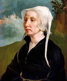 Portrait of a Woman c1540. Creator: Maerten van Heemskerck