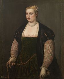 Portrait of a Woman, c1560. Creator: Titian