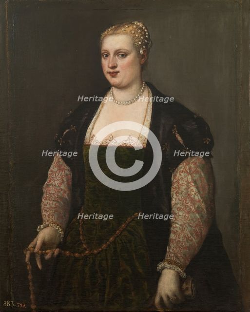 Portrait of a Woman, c1560. Creator: Titian.