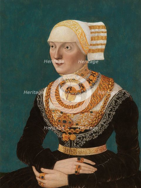 Portrait of a woman, c1530. Creator: Conrad Faber von Creuznach.