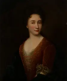 Portrait of a Woman, c1730s. Creator: Ivan Vishnyakov