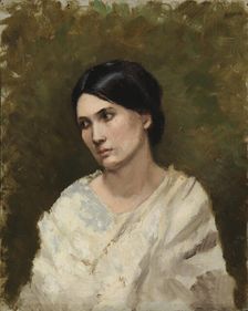 Portrait of a Woman, c1880-1899. Creator: Maria Martinau
