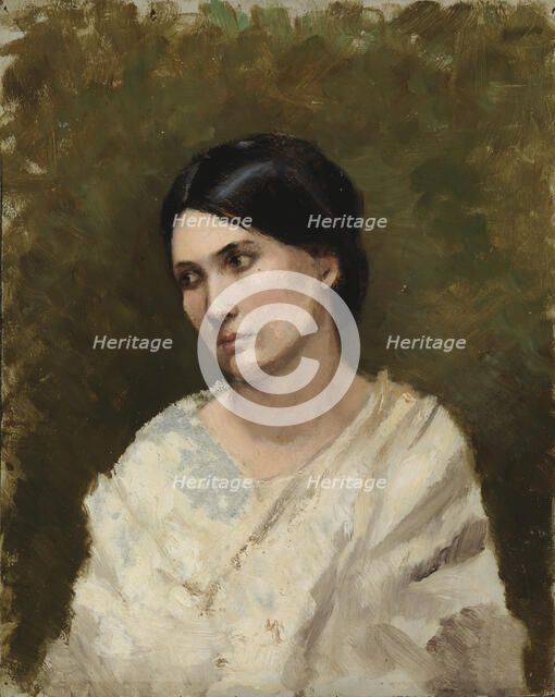 Portrait of a Woman, c1880-1899. Creator: Maria Martinau.