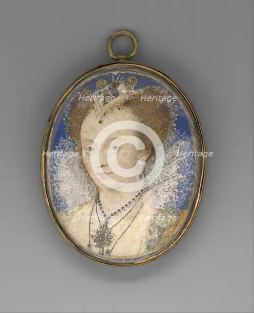 Portrait of a Woman, ca. 1590. Creator: Nicholas Hilliard.