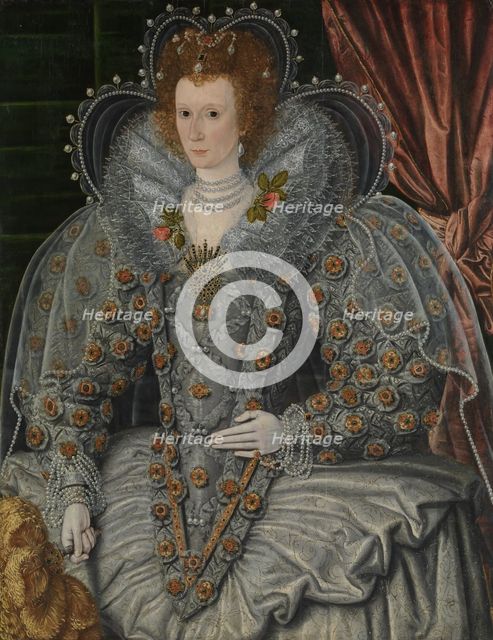 Portrait of a Woman, ca. 1600. Creator: British Painter (ca. 1600).