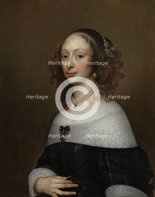 Portrait of a Woman, ca. 1653. Creator: Adriaen Hanneman.