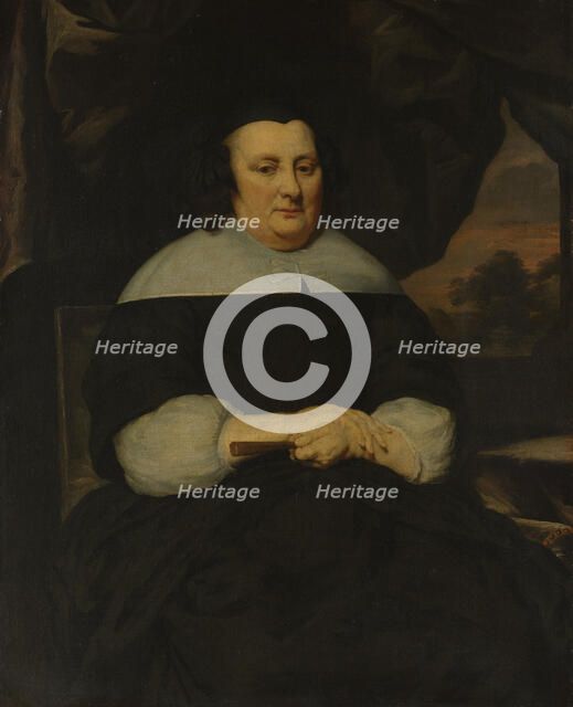 Portrait of a Woman, ca. 1665-70. Creator: Nicolaes Maes.