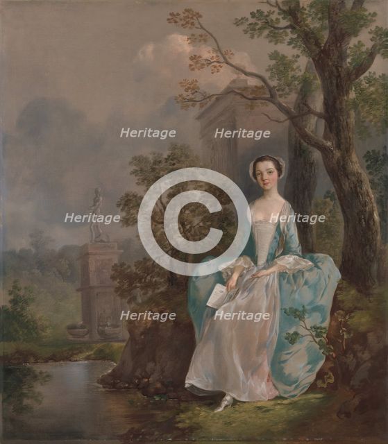 Portrait of a Woman, ca. 1750. Creator: Thomas Gainsborough.