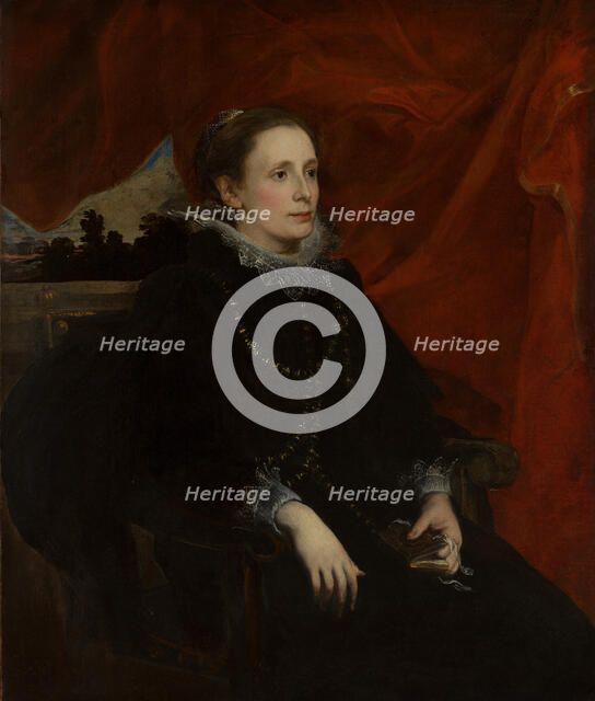 Portrait of a Woman, Called the Marchesa Durazzo, probably ca. 1622-25. Creator: Anthony van Dyck.