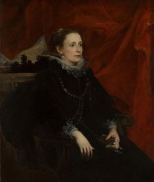 Portrait of a Woman, Called the Marchesa Durazzo, probably ca. 1622-25. Creator: Anthony van Dyck