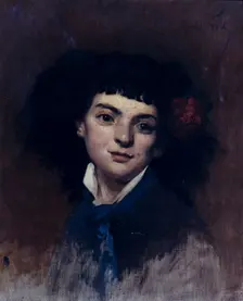 Portrait of a woman. Creator: Andre Gill