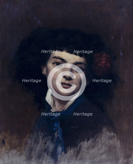 Portrait of a woman. Creator: Andre Gill.