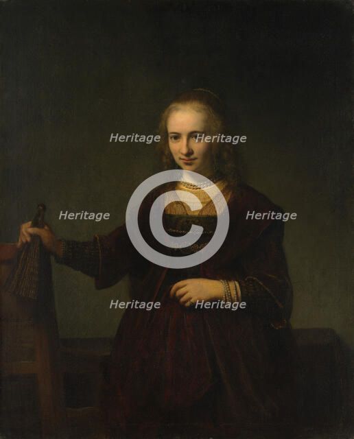 Portrait of a Woman. Creator: Style of Rembrandt (Dutch, mid- to late 1640s).