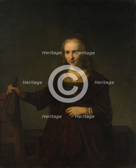 Portrait of a Woman. Creator: Style of Rembrandt (Dutch, mid- to late 1640s).