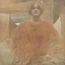 Portrait of a woman. Creator: Zmurko, Franciszek (1859-1910)