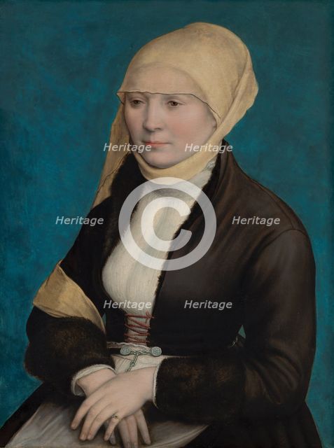 Portrait of a Woman from Southern Germany. Creator: Hans Holbein the Younger.