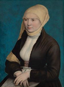 Portrait of a Woman from Southern Germany. Creator: Hans Holbein the Younger
