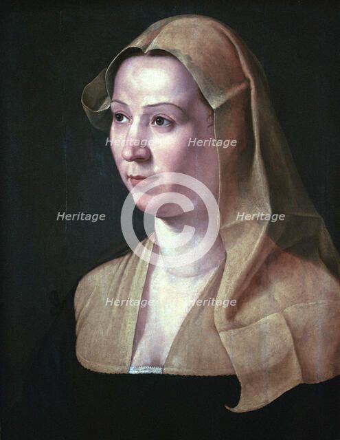 Portrait of a woman from the Florentine School, 16th century. Artist: Unknown