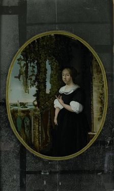 Portrait of a Woman in 17th-century Clothing, 1750-1799. Creator: Anon