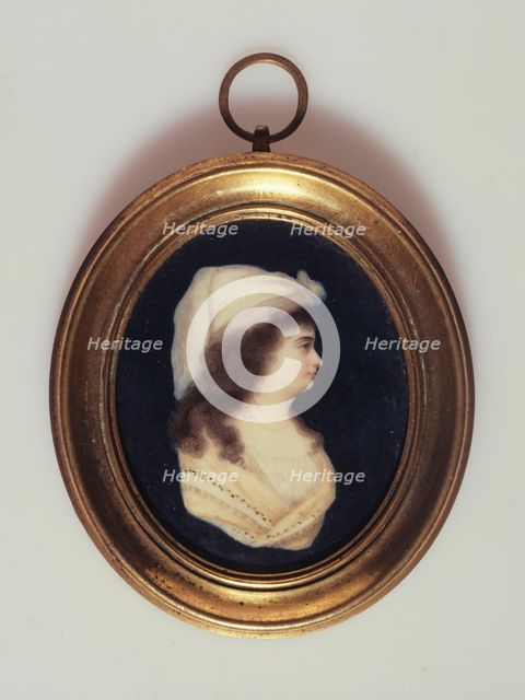 Portrait of a woman in a cameo style, c1800. Creator: English School.
