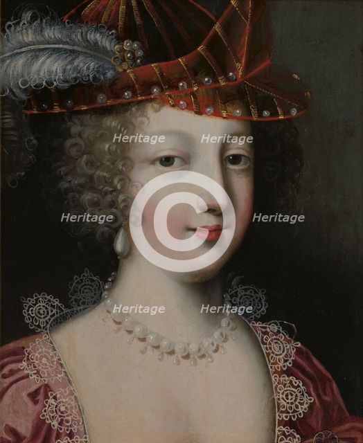 Portrait of a Woman in a Hat, c1630 -1640. Creator: Claude Deruet.