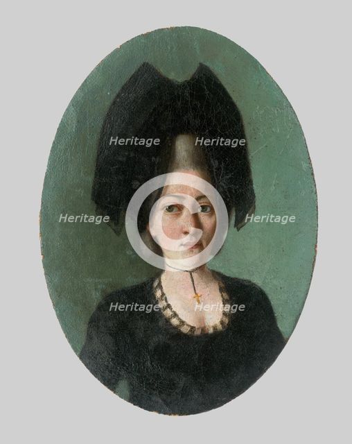 Portrait of a Woman in Black, 1800-1850. Creator: Unknown.