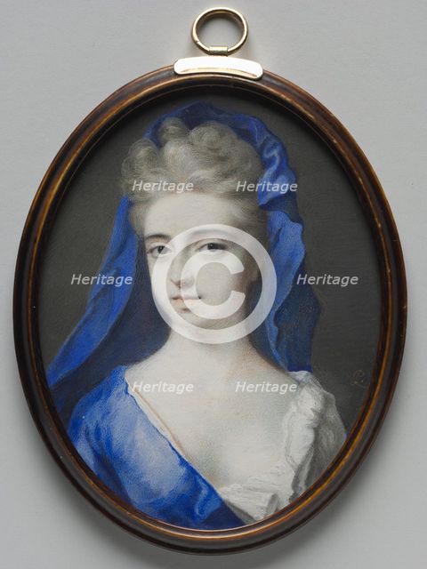 Portrait of a Woman in Blue, c. 1700. Creator: Peter Cross (British, c. 1645-1724).