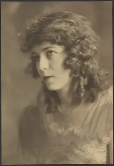 Portrait of a Woman in Gauze Shawl, 1907-1943. Creator: Louis Fleckenstein