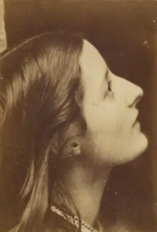 Portrait of a Woman in Profile, about 1860. Creator: Oscar Gustav Rejlander
