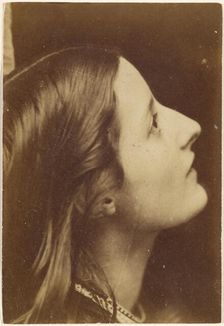 Portrait of a Woman in Profile, about 1860. Creator: Oscar Gustav Rejlander