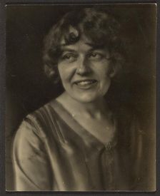 Portrait of a Woman in Satin Shirt, 1907-1943. Creator: Louis Fleckenstein