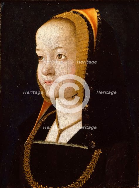 Portrait of a woman (Jeanne Besse ?), c. 1500.