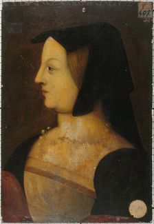 Portrait of a woman, known as la Belle Ferronniere, 1539. Creator: Unknown
