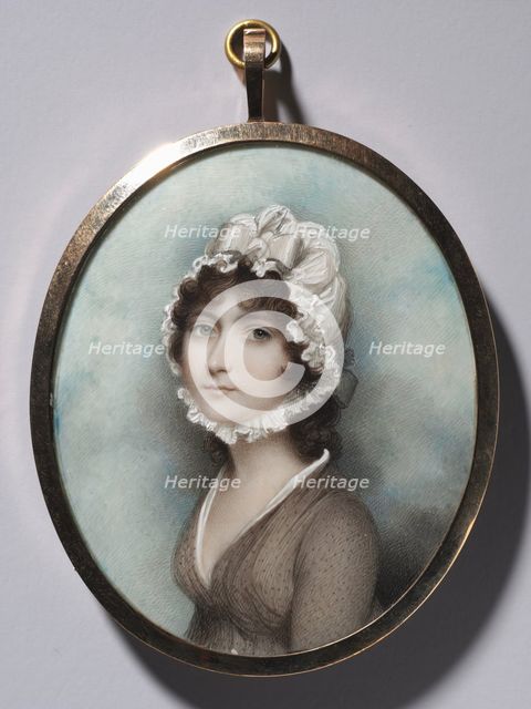 Portrait of a Woman , late 1790s. Creator: Andrew Plimer (British, 1763-1837).