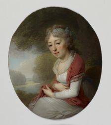 Portrait of a Woman, late 18th-early 19th century. Creator: Vladimir Borovikovsky