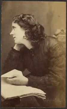 Portrait of a Woman, late 19th century. Creator: Adolphe Beau