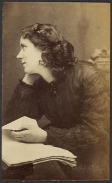 Portrait of a Woman, late 19th century. Creator: Adolphe Beau