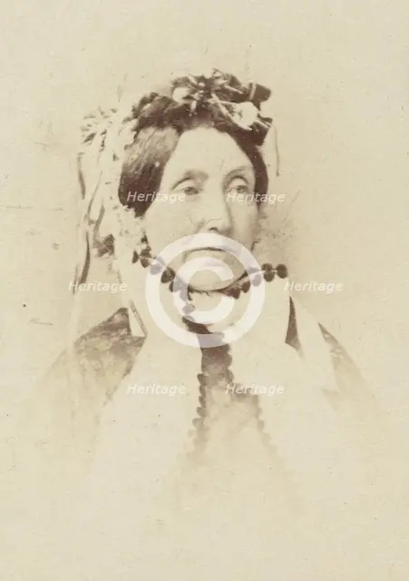 Portrait of a Woman, late 19th century. Creator: Unknown.