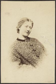 Portrait of a Woman, late 19th century. Creator: Unknown