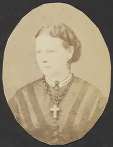 Portrait of a Woman, late 19th century. Creator: Unknown