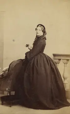 Portrait of a Woman, late 19th century. Creator: Unknown