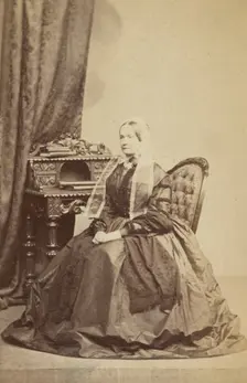 Portrait of a Woman, late 19th century. Creator: Unknown