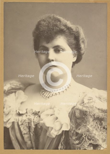 Portrait of a Woman, late 19th-early 20th century. Creator: Alexander Bassano.